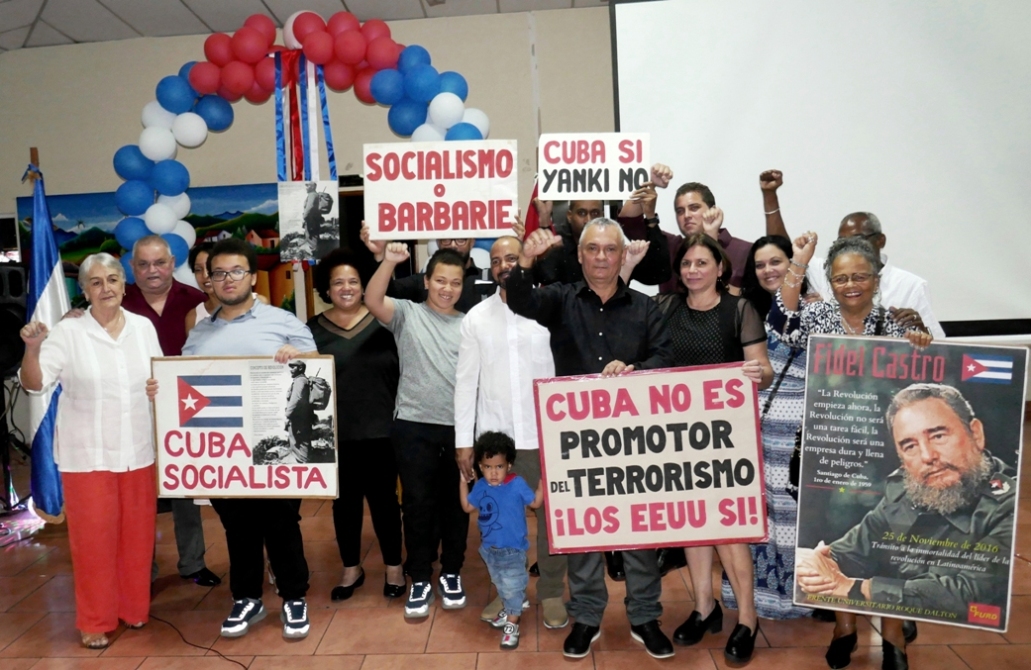 Salvadoreños celebran Cena Cultural Solidaria con Cuba en rechazo al bloqueo de EE.UU.